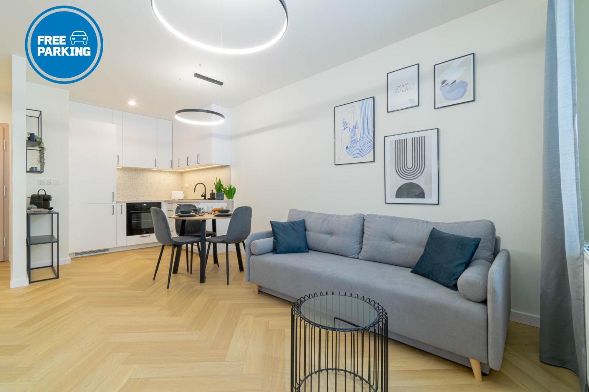 Blue Apartment Ceglana - Free Parking - Self Check-In Katowice Zewnętrze zdjęcie